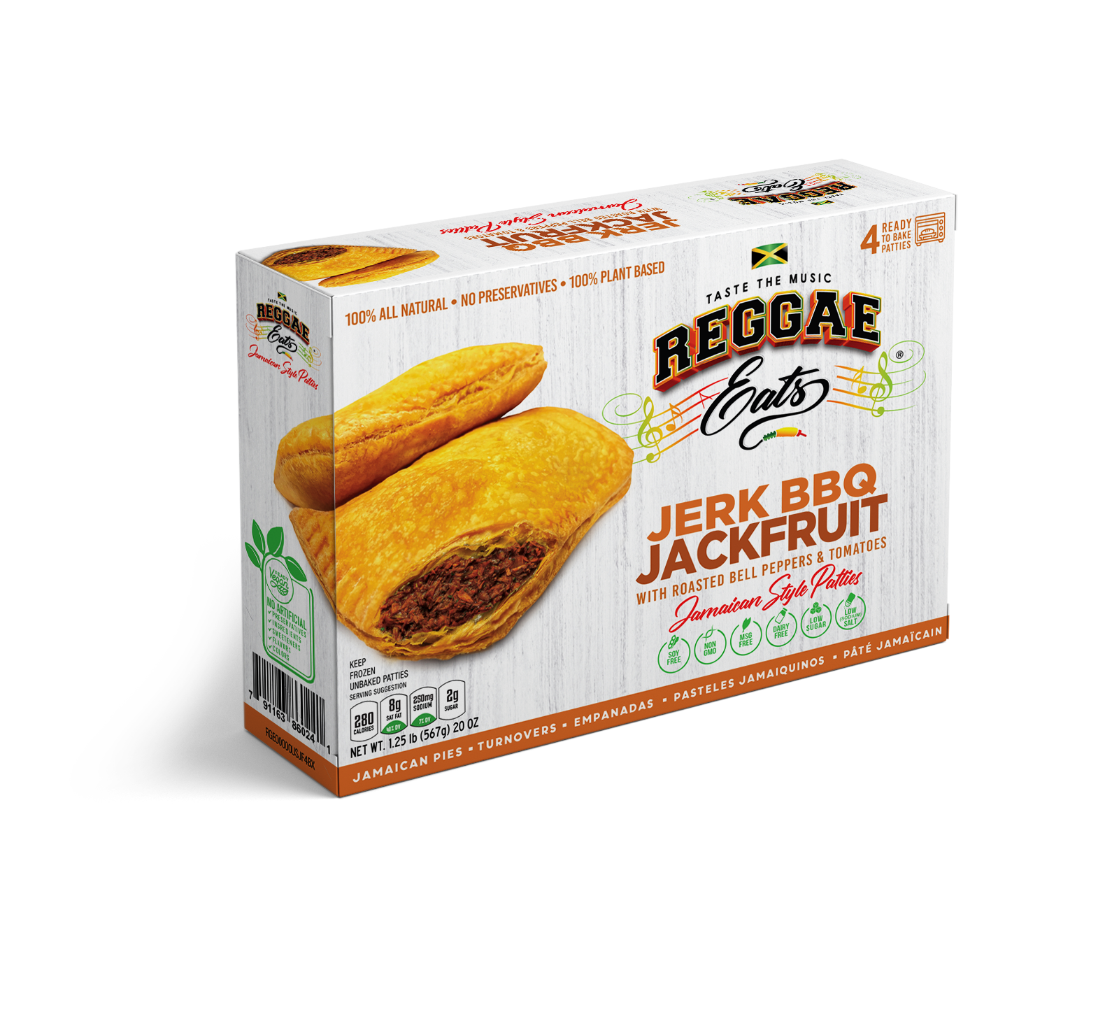 Jerk BBQ Jackfruit Patties