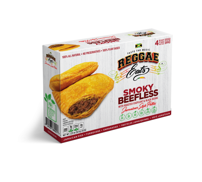 REGGAE EATS SMOKY-BEEFLESS PATTY
